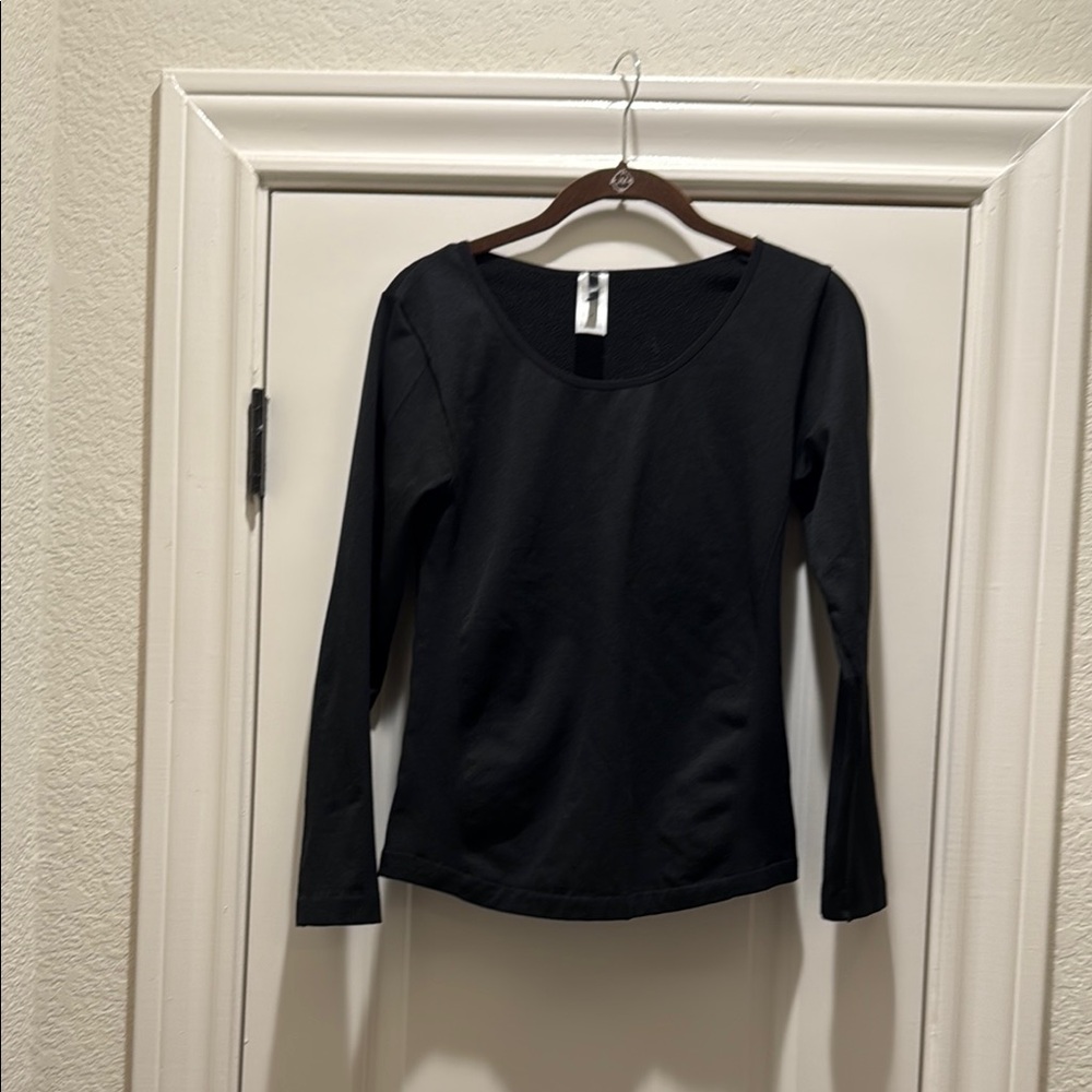 Black long John top